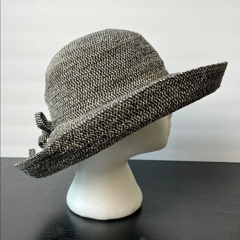 Eric Javits Chenille Roll Brim Water Repellent Packable Hat - Picture 3 of 8